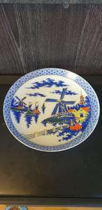 Antiek japans bord hollands tafereel, Antiek en Kunst, Ophalen of Verzenden