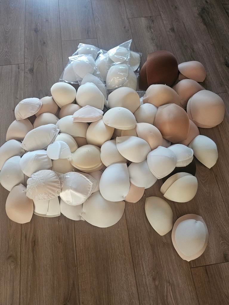 bh-vullingen verschillende maten rond 75 stuks, Overige kleuren, -, -, Ophalen of Verzenden