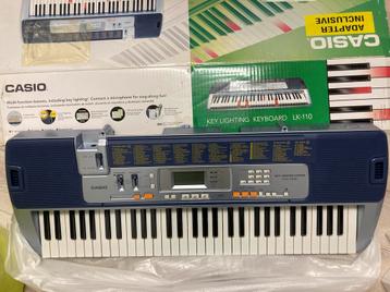 Casio Keyboard LK-110 - Perfect voor Beginners! beschikbaar voor biedingen