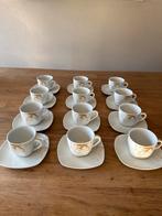 Mooi Koffie Servies - 12 Kopjes en Schotels Villa Noblesse, Ophalen of Verzenden, Zo goed als nieuw, Overige stijlen, Kop(pen) en/of Schotel(s)