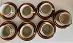 Puntgave 7-delige set kop en schotels van Rörstrand “Annika”, Keramiek, Ophalen of Verzenden, Zo goed als nieuw, Overige stijlen