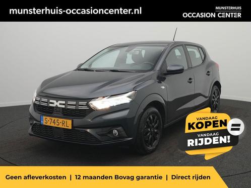 Dacia Sandero TCe 90 Expression - RIJKLAARPRIJS - Lage kilom, Auto's, Dacia, Bedrijf, Te koop, Sandero, ABS, Airbags, Airconditioning