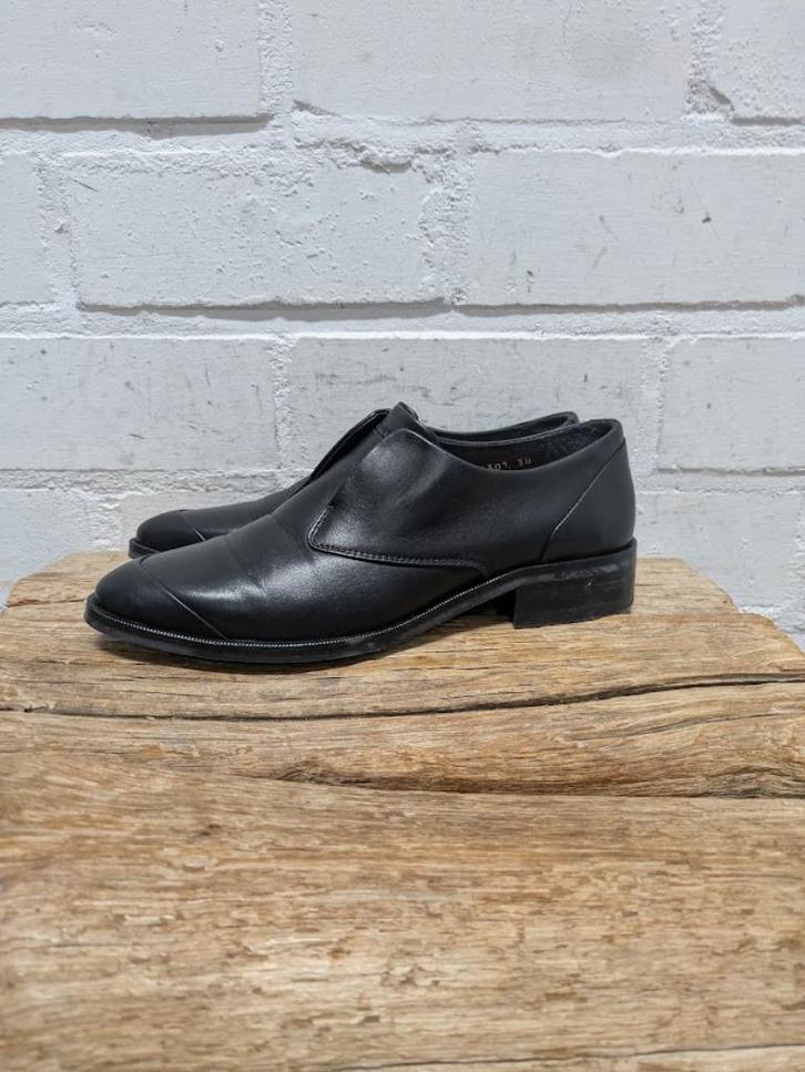 Royal Republic - Leren damesschoenen maat 38 - ZGAN, Kleding | Dames, Schoenen, Zo goed als nieuw, Schoenen met lage hakken, Zwart