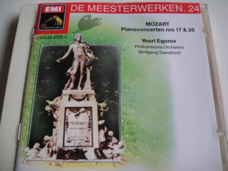 MOZART Pianoconcerten nrs 17 & 20 CD EGOROV SAWALLISCH EMI, Cd's en Dvd's, Cd's | Klassiek, Gebruikt, Orkest of Ballet, Classicisme