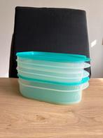TUPPERWARE combismart vleeswaren/kaasdoos (alleen ophalen), Huis en Inrichting, Keuken | Tupperware, Ophalen, Gebruikt, Blauw