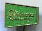 Danklof's leesmap groen op koper speldje ( W_047 ), Verzenden, Nieuw, Merk, Speldje of Pin