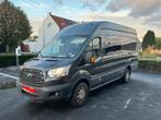Ford Transit 350 2.0 TDCI L4H3 DC Trend (bj 2017), Zwart, 4 cilinders, 14 km/l, Bedrijf