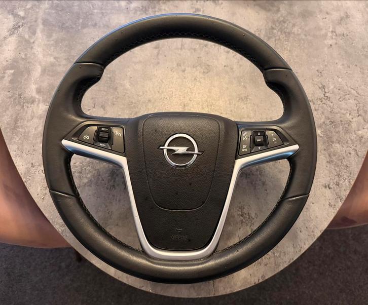 Opel Stuurwiel Ampera, Insignia, Astra, Corsa - Leer, Auto-onderdelen, Besturing, Opel, Gebruikt, Ophalen of Verzenden