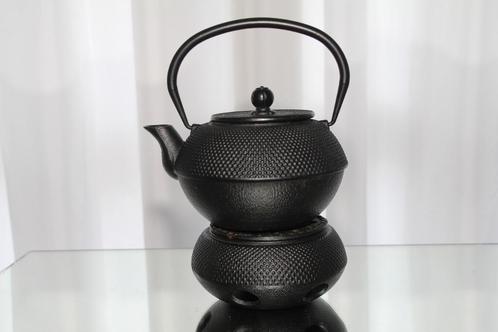 Gietijzeren Bredemeijer theepot Jang 1,1 ltr. zwart, Huis en Inrichting, Keuken | Keukenbenodigdheden, Zo goed als nieuw, Ophalen