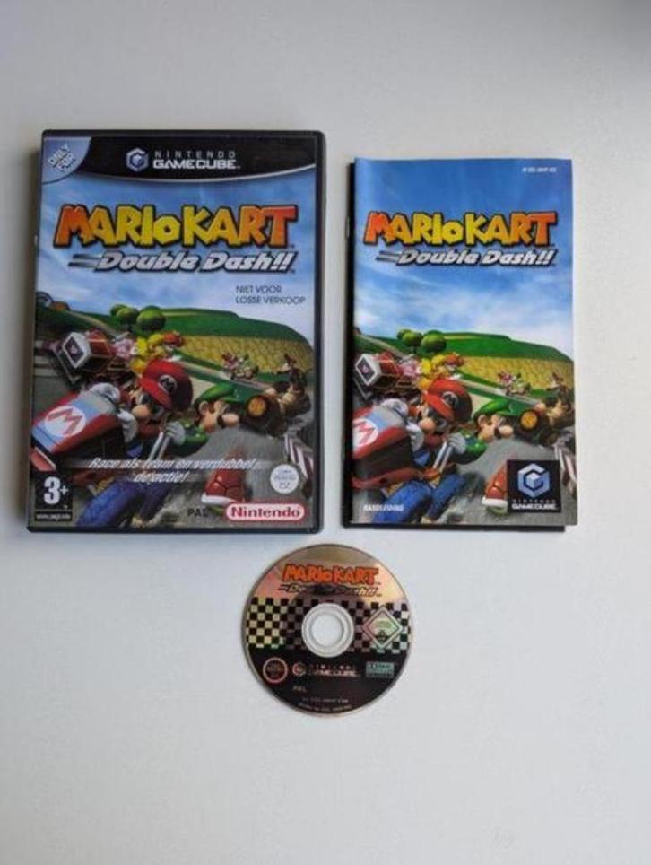 Mario kart double dash voor de nintendo gamecube NGC, Spelcomputers en Games, Games | Nintendo GameCube, Zo goed als nieuw, Racen en Vliegen