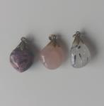 Edelsteen hangers set, Ophalen of Verzenden, Zo goed als nieuw