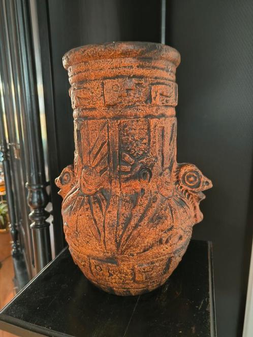 Retro/Vintage West Germany vaas van Jasba serie Aztec, Antiek en Kunst, Antiek | Vazen, Ophalen of Verzenden