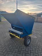 kantelbak met  onderstel, Ophalen