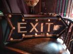 Exit wandbord met verlichting, Ophalen of Verzenden, Zo goed als nieuw