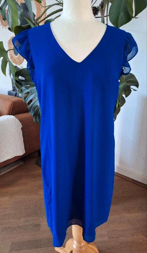 Nieuw! Prachtige zomerjurk Akoz, valt als M, Kleding | Dames, Jurken, Nieuw, Maat 38/40 (M), Blauw, Knielengte, Ophalen of Verzenden