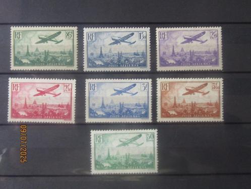 Nico Frankrijk Vliegtuig boven Parijs 1936, Postzegels en Munten, Postzegels | Volle albums en Verzamelingen, Buitenland, Ophalen of Verzenden