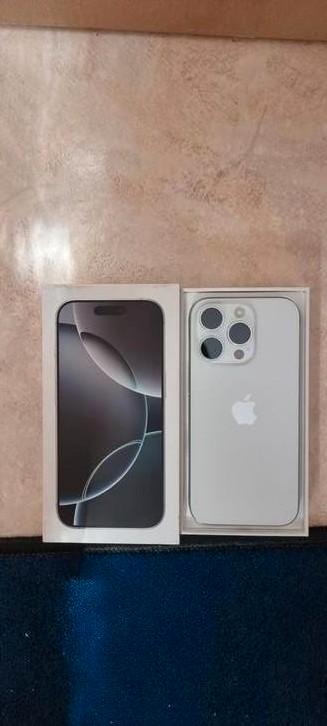 Iphone 16 pro, 128GB wit, new! beschikbaar voor biedingen