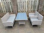 Tuinset (Gardini), 4 zitplaatsen, Gebruikt, Ophalen of Verzenden, Wicker