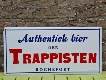 Emaillebord Rochefort Trappisten (Emaillerie Belge) beschikbaar voor biedingen