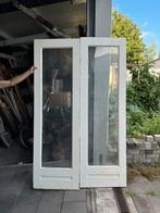 Paneel hout/glas van ensuite deuren, Doe-het-zelf en Verbouw, Deuren en Horren, Ophalen, Gebruikt, 80 tot 100 cm, Overige typen