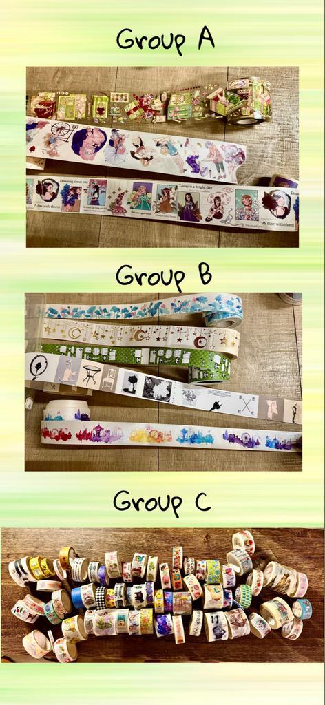 Mystery Planner Decoratie Pakket - Washi & PET Tape, Hobby en Vrije tijd, Scrapbooking, Gebruikt, Versiering of Embellishment