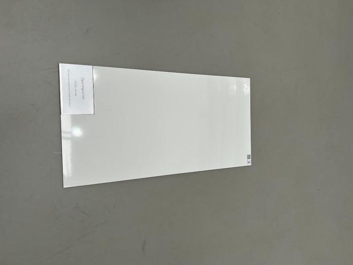 Volle pallet 30x60 cm witte glans gerect. tegels – 85 m², Doe-het-zelf en Verbouw, Tegels, Nieuw, Wandtegels, Keramiek, 60 cm of meer