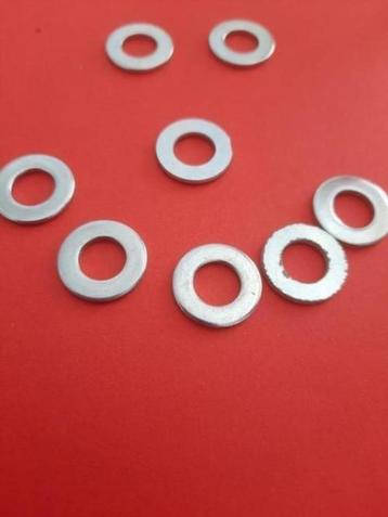 50-100 st metalen onderlegringen 8,4 mm x 16mm beschikbaar voor biedingen