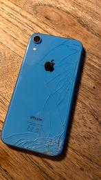 Iphone XR (kapot), Telecommunicatie, Mobiele telefoons | Apple iPhone, Blauw, 32 GB, IPhone XR, Ophalen of Verzenden