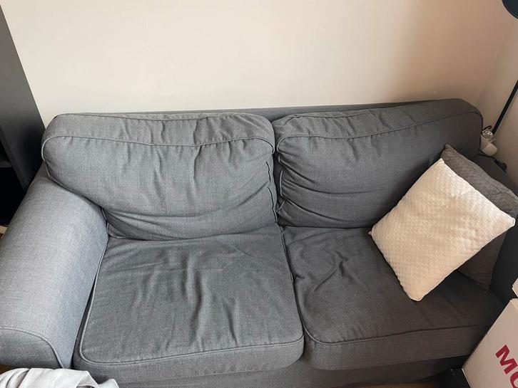 IKEA Ektorp 2-zitsbank, Huis en Inrichting, Banken | Bankstellen, Gebruikt, Rechte bank, Tweepersoons, 150 tot 200 cm, 75 tot 100 cm