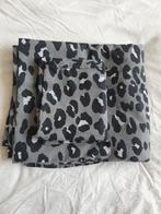 Dekbed overtrek grijs panterprint, Eenpersoons, Dekbedovertrek, Ophalen of Verzenden, Zo goed als nieuw