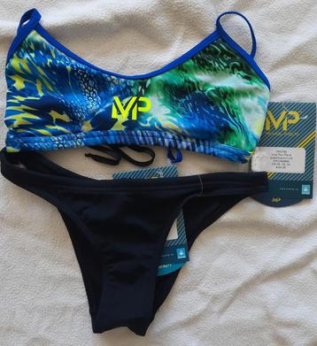 Nieuw M Phelps bikini zwart met blauw 34 beschikbaar voor biedingen