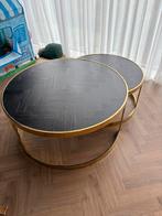Richmond Salontafel Blackbone Gold black (Set of 2), Huis en Inrichting, Tafels | Salontafels, Ophalen, 50 tot 100 cm, Richmond