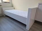 Kidsmill Alaska Peuterbed / juniorbed 70 x 150 Wit Hoogglans, Kinderen en Baby's, 140 tot 160 cm, Matras, Zo goed als nieuw, 70 tot 85 cm