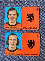 EK 1980 WILLY/RENÉ VAN DE KERKHOF originele cards Centra !, Verzamelen, Sportartikelen en Voetbal, Spelerskaart, Zo goed als nieuw