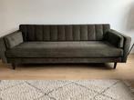 WOOOD Livia 3-Zits - Bank - Fluweel - DONKERGROEN, Huis en Inrichting, Banken | Bankstellen, Ophalen, Gebruikt, Driepersoons, 75 tot 100 cm