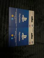 2x PlayStation Cadeaubon - Totaal €20, Online, Overige genres, 1 speler, Nieuw