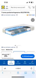 2 x 90x200 pocketvering matras Lidl, Huis en Inrichting, Slaapkamer | Matrassen en Bedbodems, Ophalen, Gebruikt, 90 cm, Eenpersoons