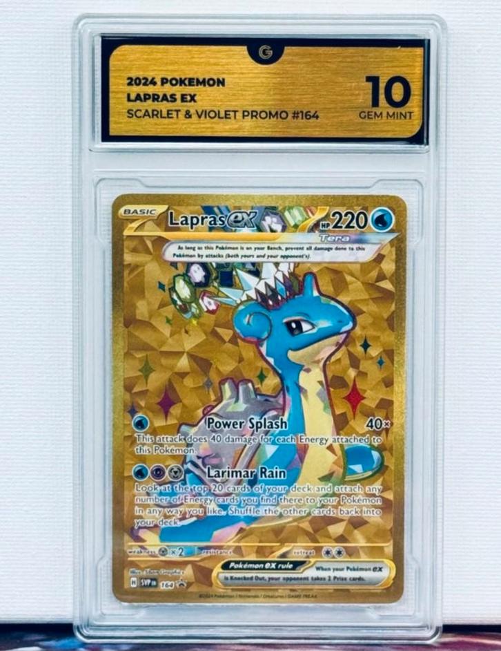 Lapras EX #164 - GG 10 - Pokémon Kaart, Hobby en Vrije tijd, Verzamelkaartspellen | Pokémon, Zo goed als nieuw, Losse kaart, Foil