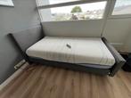 Verstelbaar bed met M-Line matras 100x200 cm, Huis en Inrichting, Ophalen, Eenpersoons, 200 cm, 100 cm