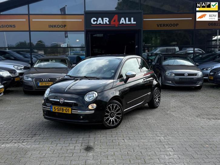 Fiat 500 0.9 TwinAir Lounge GUCCI/LEDER/PDC/CLIMA/LMVELGEN/A, Auto's, Fiat, Bedrijf, Te koop, ABS, Airbags, Airconditioning, Bluetooth