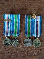 Medaille setje UNIFIL Libanon  miniatuur, Verzamelen, Ophalen of Verzenden, Landmacht, Nederland, Lintje, Medaille of Wings