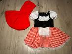 Verkleedkleding carnaval Roodkapje jurk mt 128, Kinderen en Baby's, Carnavalskleding en Verkleedspullen, Ophalen of Verzenden