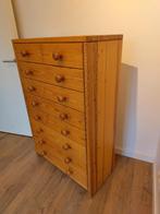 Ladekast van grenen hout, Ophalen, Gebruikt, 5 laden of meer, 100 tot 150 cm