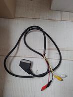 Kabel euro cinch - euroscart ,1m., Audio, Tv en Foto, Audiokabels en Televisiekabels, Scartkabel, Ophalen of Verzenden, Zo goed als nieuw