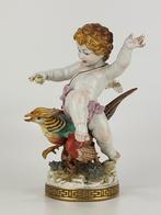 Vintage Algora porseleinen beeld met Putti, Antiek en Kunst, Ophalen of Verzenden