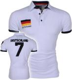 Doramafi Sicilias polo Duitsland heren wit,maat XXXL, Kleding | Heren, Nieuw, Doramafi, Ophalen of Verzenden, Wit