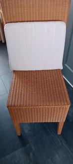 4 loomstoelen met kussentjes en reserve overtrekjes, Huis en Inrichting, Stoelen, Ophalen of Verzenden