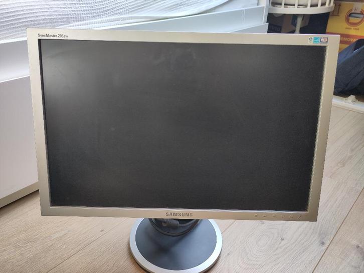 Samsung SyncMaster 205BW (21 inch monitor), Computers en Software, Monitoren, Gebruikt, 60 Hz of minder, DVI, HDMI, VGA, In hoogte verstelbaar