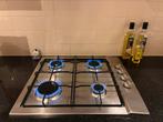 Gasstel 4 pits - Zeer netjes onderhouden en schoon!, Ophalen, Minder dan 85 cm, 4 kookzones, Zo goed als nieuw