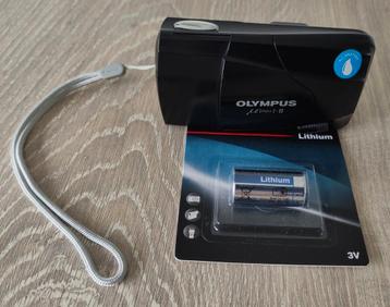 OLYMPUS MJU ii ANALOOG FOTOCAMERA met BATTERIJ ERIN beschikbaar voor biedingen